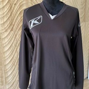 women's Klim Black wind shirt size L